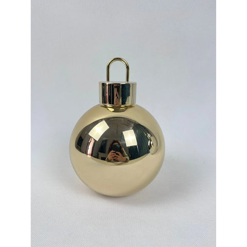 Gold Straight Oblique Ball Ornament, 10" (250mm)