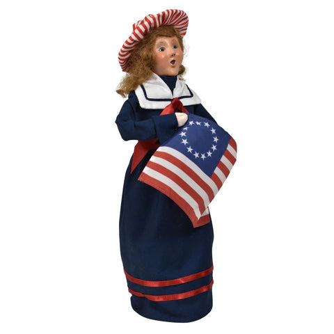Lady Liberty Caroler Figurine, 13"