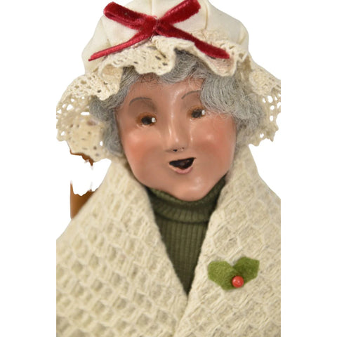 Workshop Mrs Claus Caroler Figurine, 13"