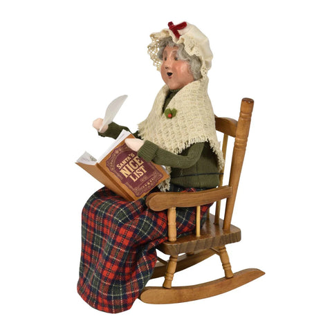 Workshop Mrs Claus Caroler Figurine, 13"