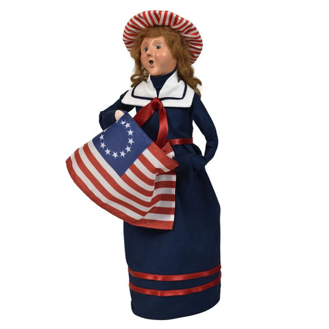 Lady Liberty Caroler Figurine, 13"