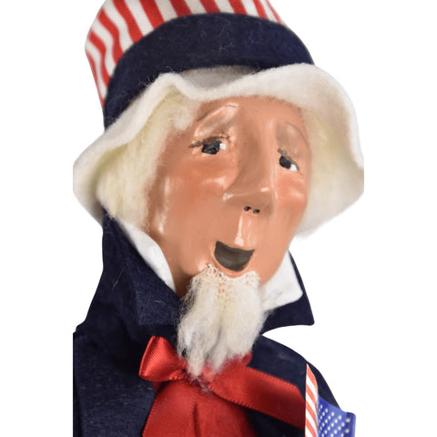 Uncle Sam Caroler Figurine, 13"