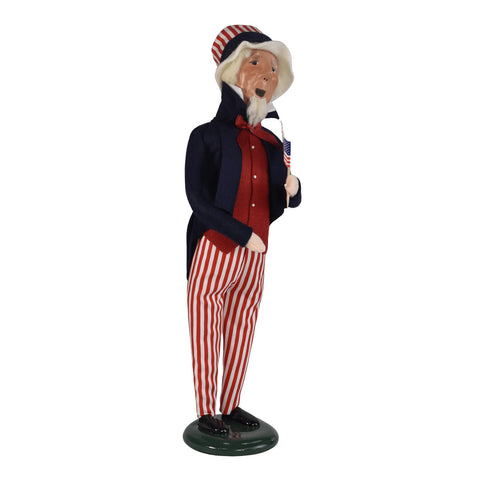 Uncle Sam Caroler Figurine, 13"