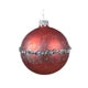 Christmas Glass Ornament Red