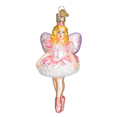 Sugar Plum Fairy Glass Ornament