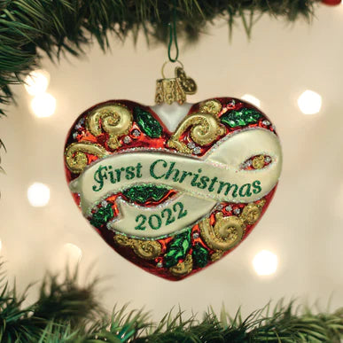 2022 First Christmas Heart Ornament