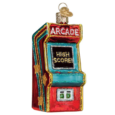 Glass Arcade Game Ornament