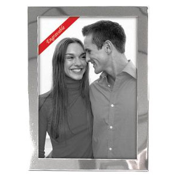 4X6 Essentials Bright Silver Photo Frame