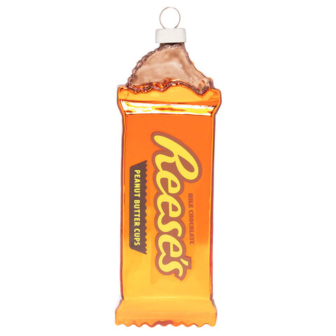Reese's Peanut Butter Cup Glass Ornament