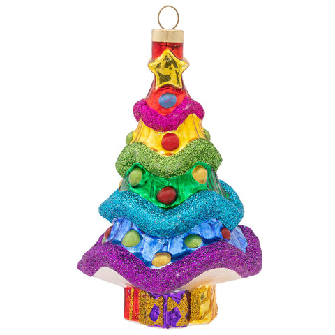 Rainbow Christmas Tree Ornament