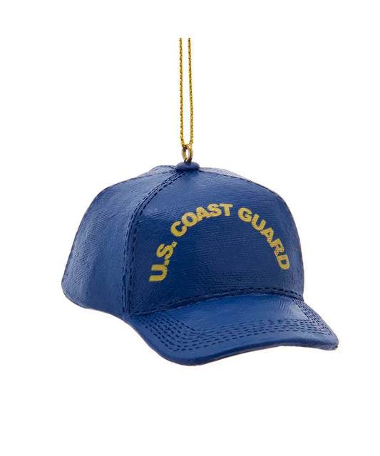1.77" Resin US Coast Guard Hat Ornament