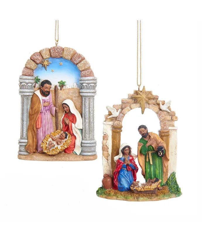4" Resin Nativity Ornament