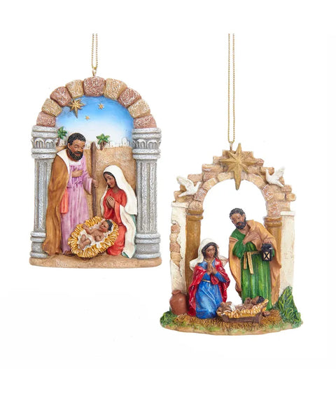 4" Resin Nativity Ornament (sold individually)