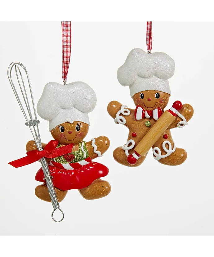 Gingerbread Chef Ornaments