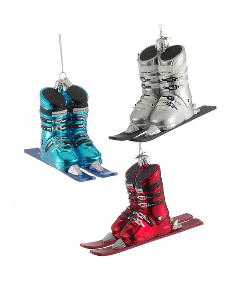 6" Ski Boots Ornament (sold individually)