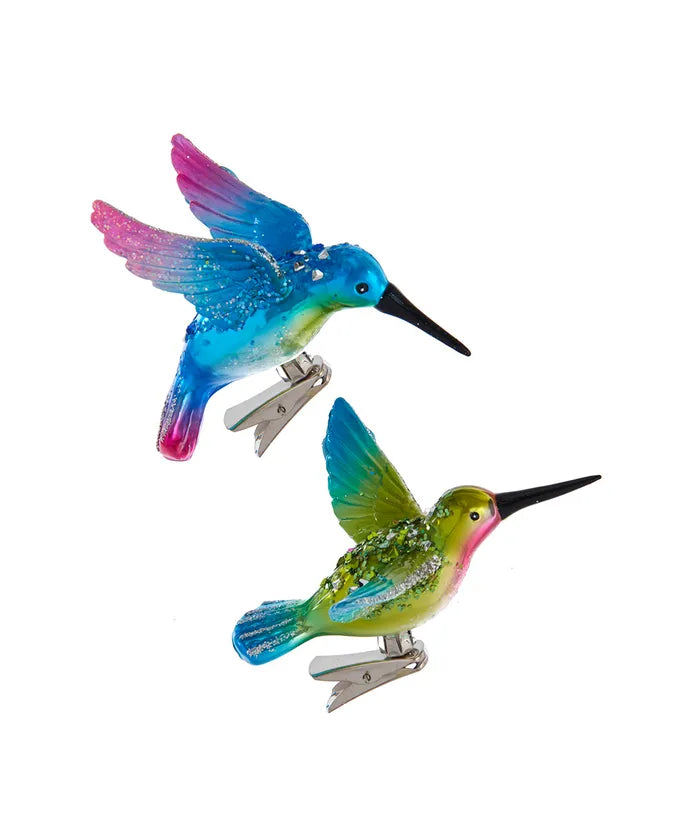3.75"-4.75" Hummingbird Clip Ornament