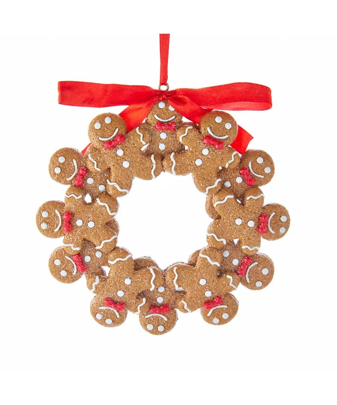 4.75" Gingerbread Boy Wreath Ornament